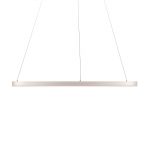 Arcchio LED-hengelampe Albiona, hvit, 1 ring, ⌀ 80 cm