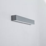 Arcchio LED utend⌀rs vegglampe Lengo, CCT, 50 cm, 1-lys, grå