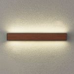 Arcchio LED utend⌀rs vegglampe Lengo, CCT, 50 cm, 2-lys, tre