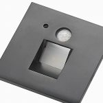 Arcchio Neru LED-downlight, sensor, kantet, svart