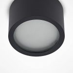 Arcchio Nieva downlight, GX53, rund, svart