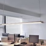Arcchio Vinca LED-pendellampe, lengde 120 cm, s⌀lv, 4000K