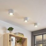 Arcchio downlight Mabel, ⌀ 12 cm, hvit, metall, GU10