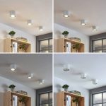 Arcchio downlight Mabel, ⌀ 12 cm, hvit, metall, GU10