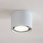 Arcchio downlight Mabel, ⌀ 12 cm, hvit, metall, GU10