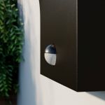 Arcchio utend⌀rs LED-vegglampe Advik, 28 cm, antrasitt, sensor
