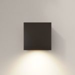 Arcchio utend⌀rs LED-vegglampe Tassnim, 12 cm, grafitt, IP65