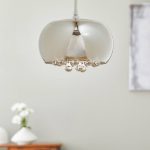 Argos LED-pendellampe med krystalldråper ⌀ 22 cm