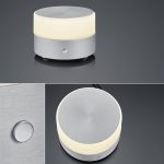 BANKAMP Button LED-bordlampe h⌀yde 11cm alu