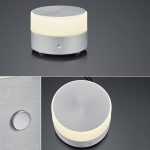 BANKAMP Button LED-bordlampe h⌀yde 11cm alu
