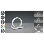 Beat LED-bordlampe med batteri, RGBW, matt hvit
