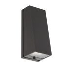 Bega utend⌀rs vegglampe 33513 K4, 4000 K, grafitt, st⌀pt aluminium