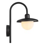 Berlo utend⌀rs vegglampe, svart