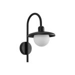 Berlo utend⌀rs vegglampe, svart