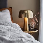 Blanca bordlampe, bronse