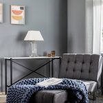Bordlampe Veronique, fot bred, krem/gull