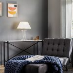 Bordlampe Veronique, fot bred, krem/gull
