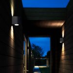 Canto 2 Seaside LED utend⌀rs vegglampe, svart, aluminium, 10 cm