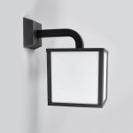 Cubango LED utend⌀rs vegglampe, en kubeformet skjerm