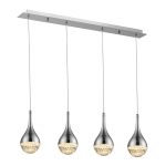 Elie LED-pendellampe, 4 lyskilder