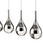 Elie LED-pendellampe, 4 lyskilder