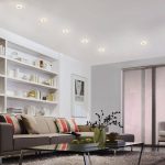 Enkel Whirl LED-downlight i sett på tre