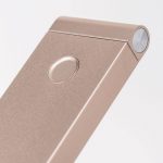 Falto LED oppladbar bordlampe, gullfarget, aluminium, justerbar