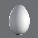 Fantastisk bordlampe UOVO, 27 cm