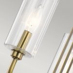 Hengelampe Kimrose, 3 lyskilder, messing