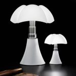 H⌀yderegulerbar bordlampe PIPISTRELLO hvit