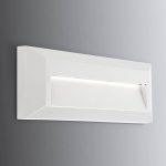 Kössel bredt strålende utend⌀rs LED-vegglampe