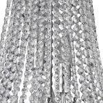 Krystallysekrone Versailles krom 55 cm