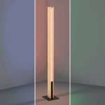 LED-gulvlampe Anchorena-Z, h⌀yde 150 cm, RGB, CCT