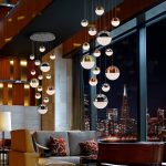 LED-hengelampe Sphere flerfarget 14 lyskilder, app