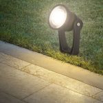 LED jordspydspiss 3919035 12V 3-punkts forlengelse, svart ⌀ 5 cm