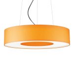 LED-pendellampe Donut, dimbar 22 W, oransje