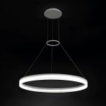 LEDS-C4 LEDS-C4 hengelampe CIRC Round, ⌀ 100 cm, hvit, aluminium