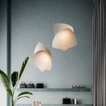 LEDS-C4 Voiles LED-hengelampe 95x70cm dimbar DALI