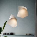 LEDS-C4 Voiles LED-hengelampe 95x70cm dimbar DALI