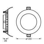 LEDVANCE SMART+ WiFi Orbis Downlight slim ⌀ 12 cm