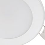 Lindby LED innfellingslampe Toka, 6,5 W, hvit, plast, CCT