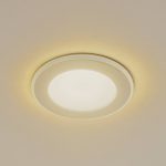 Lindby LED innfellingslampe Toka, 6,5 W, hvit, plast, CCT