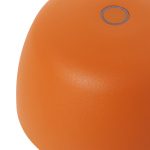 Lindby LED oppladbar bordlampe Arietty, oransje, aluminium, ⌀ 10,5 cm