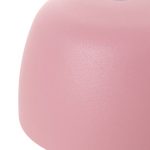 Lindby LED oppladbar bordlampe Arietty, rosa, aluminium, ⌀ 10,5 cm