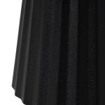Lindby LED oppladbar bordlampe Esali, svart, aluminium, 11 cm