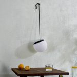 Lindby LED-pendel Eleia, RGBW, 20 cm, oppladbart batteri
