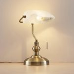 Lindby Profina skrivebordslampe, bronse