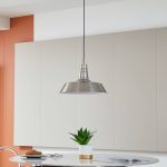 Lindby hengelampe Laylan, svart/hvit, ⌀ 46 cm, metall