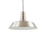 Lindby hengelampe Laylan, svart/hvit, ⌀ 46 cm, metall