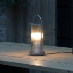 Linton bordlampe for utend⌀rs bruk, galvanisert